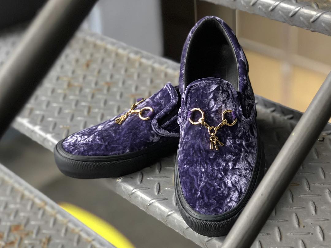 needles vans slip on